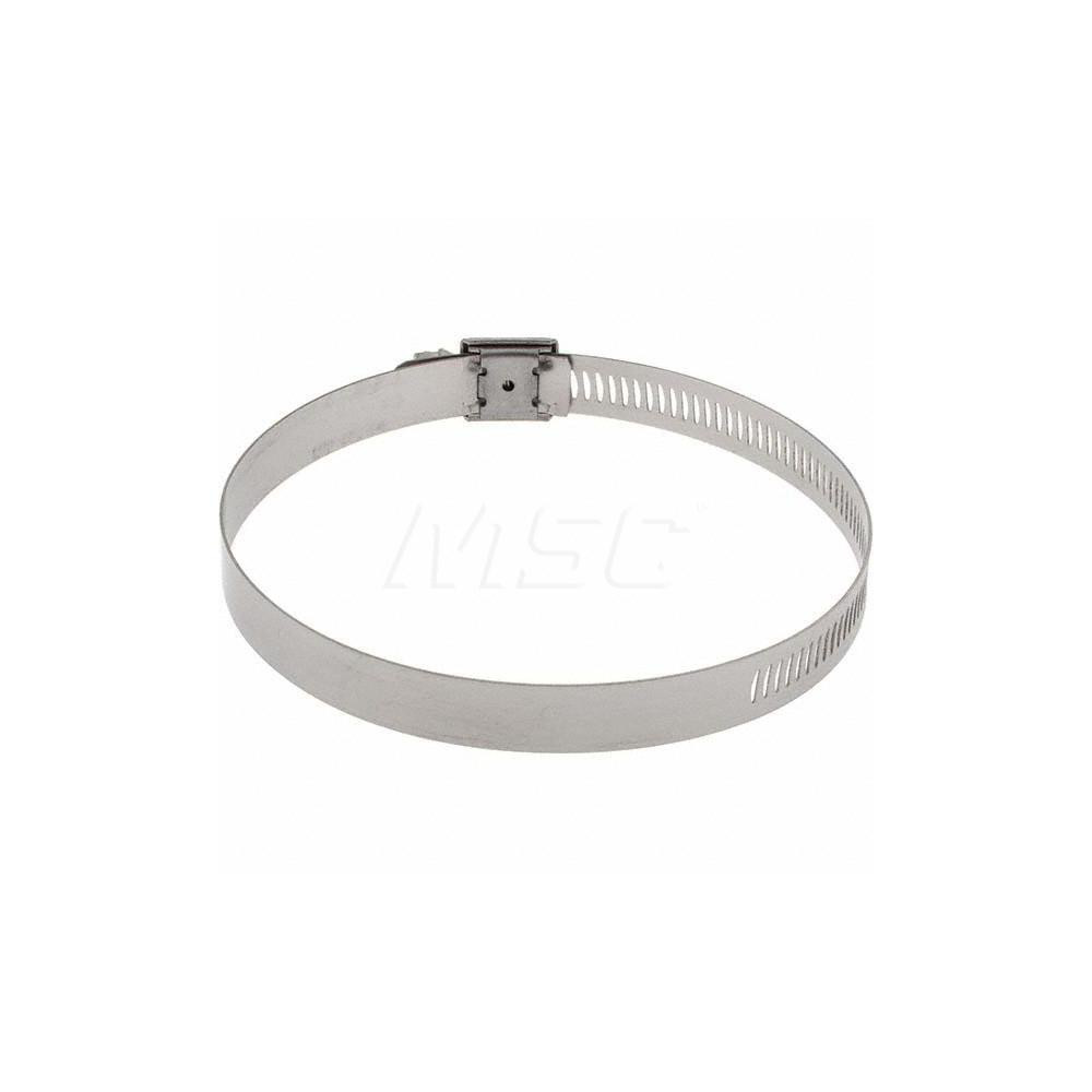 Made in USA Worm Gear Clamp: SAE 64, Stainless Steel Band - 03613116091