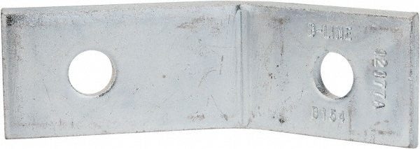 Cooper B-Line Strut Channel 45 deg Open Angle Fitting: Use with Cooper B-Line - Channel/Strut (All Sizes Except B62 & B72), 1/2" Bolt - 78101151353