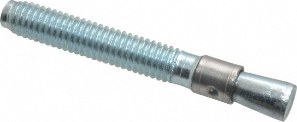 Made in USA Cushion Clamp: 1-3/4" Pipe, Galvanized Steel & Silicone Cushion, Gray & Red - STAR-GS-28HT