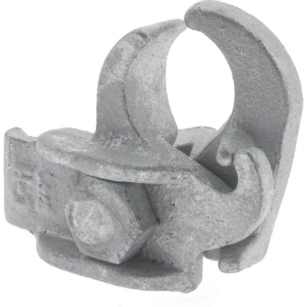 Cooper Crouse-Hinds Conduit Clamp: 2" Pipe, 2" Tube, Malleable Iron, 1 Mount Hole - 515