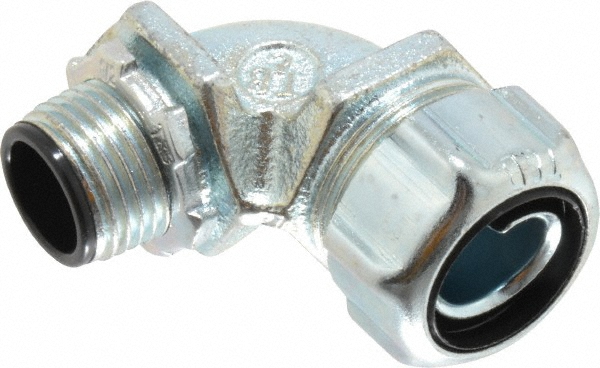 Cooper Crouse-Hinds Conduit Clamp: 1/2" Pipe, 1/2" Tube, Iron, Electrogalvanized Finish - ETC50HD
