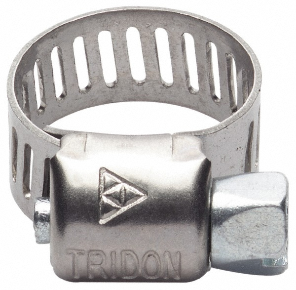 Made in USA Worm Gear Clamp: 2" Dia Stainless Steel Band - 4008