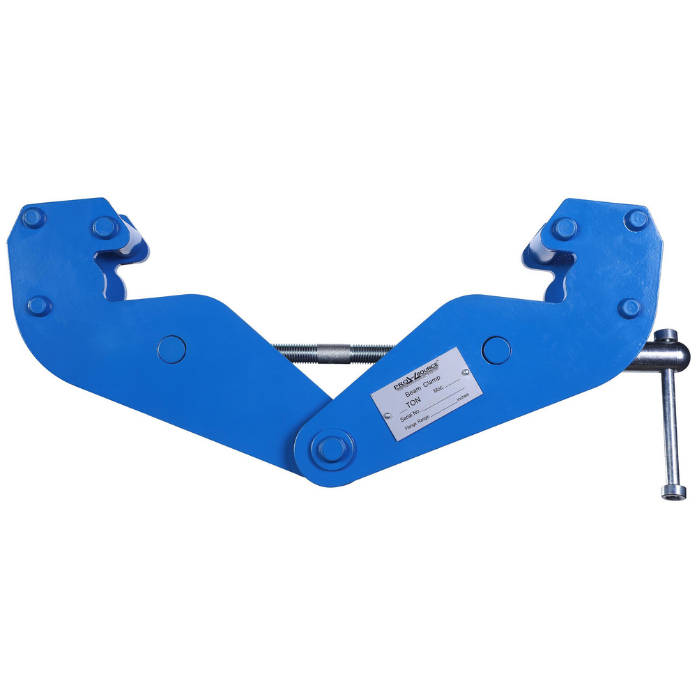 Empire Wide & Top Jaw Clamp: 1-1/4" Flange Thickness, 3/4" Rod - 61B0075