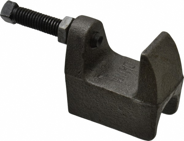 Empire Wide & Top Jaw Clamp: 1-1/4" Flange Thickness, 3/4" Rod - 61B0075