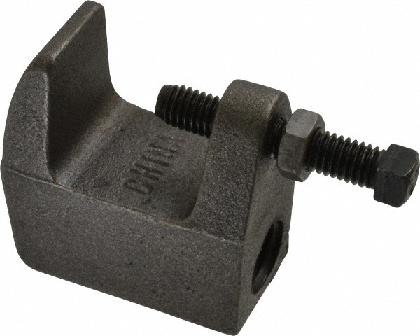 Empire Wide & Top Jaw Clamp: 1-1/4" Flange Thickness, 3/4" Rod - 61B0075