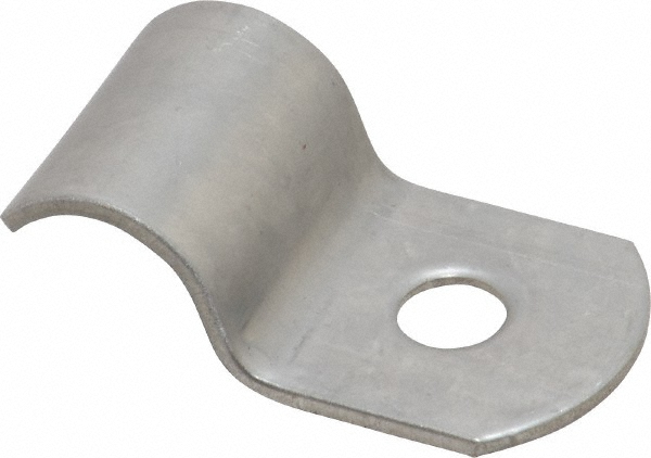 Thomas & Betts Pipe or Conduit Snap Strap: 1" Pipe, 1" Tube, PVC, 1 Mount Hole, Screw-On - E978FC-CAR