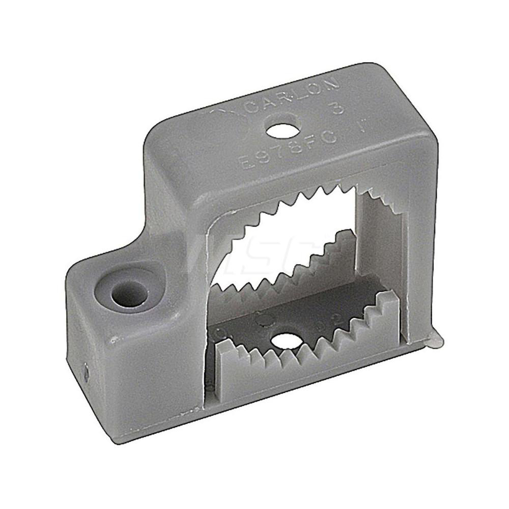 Thomas & Betts Pipe or Conduit Snap Strap: 1" Pipe, 1" Tube, PVC, 1 Mount Hole, Screw-On - E978FC-CAR