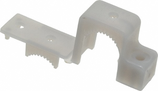 Thomas & Betts Pipe or Conduit Snap Strap: 1" Pipe, 1" Tube, PVC, 1 Mount Hole, Screw-On - E978FC-CAR