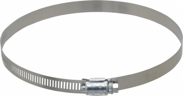 Value Collection Worm Gear Clamp: SAE 96, 4-1/2 to 6-1/2" Dia, Stainless Steel & Carbon Steel Band - MS01B115165B