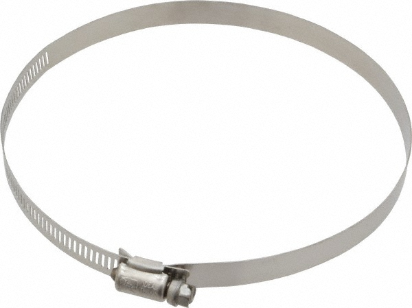 Value Collection Worm Gear Clamp: SAE 96, 4-1/2 to 6-1/2" Dia, Stainless Steel & Carbon Steel Band - MS01B115165B