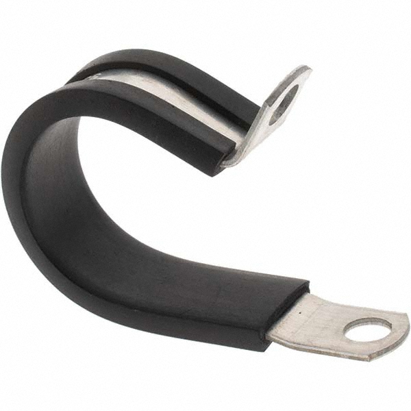 ZSI Cushion Clamp: 1" Tube, Polyamide, Black, Blue & Silver - QC16