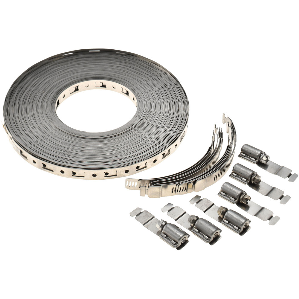 Oetiker 124 Piece, 5/16 to 1" Dia, 2-Ear Service Clamp Kit - 18500064