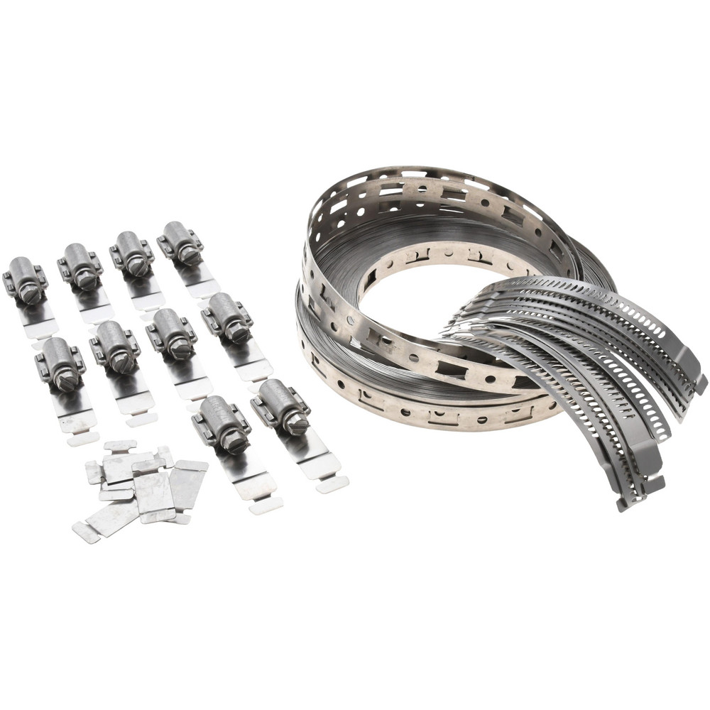 Oetiker 124 Piece, 5/16 to 1" Dia, 2-Ear Service Clamp Kit - 18500064