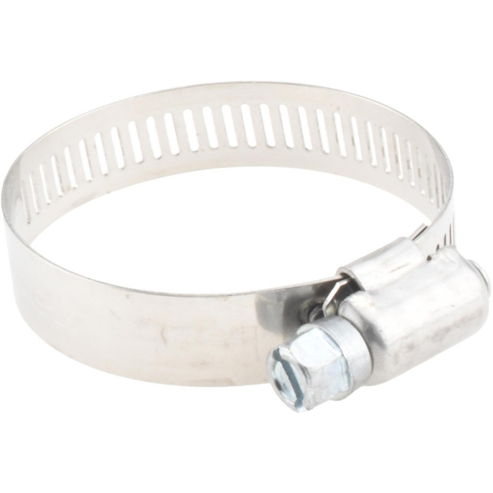 IDEAL TRIDON Worm Gear Clamp: SAE 24, 1 to 2" Dia, Stainless Steel Band - 630040024051