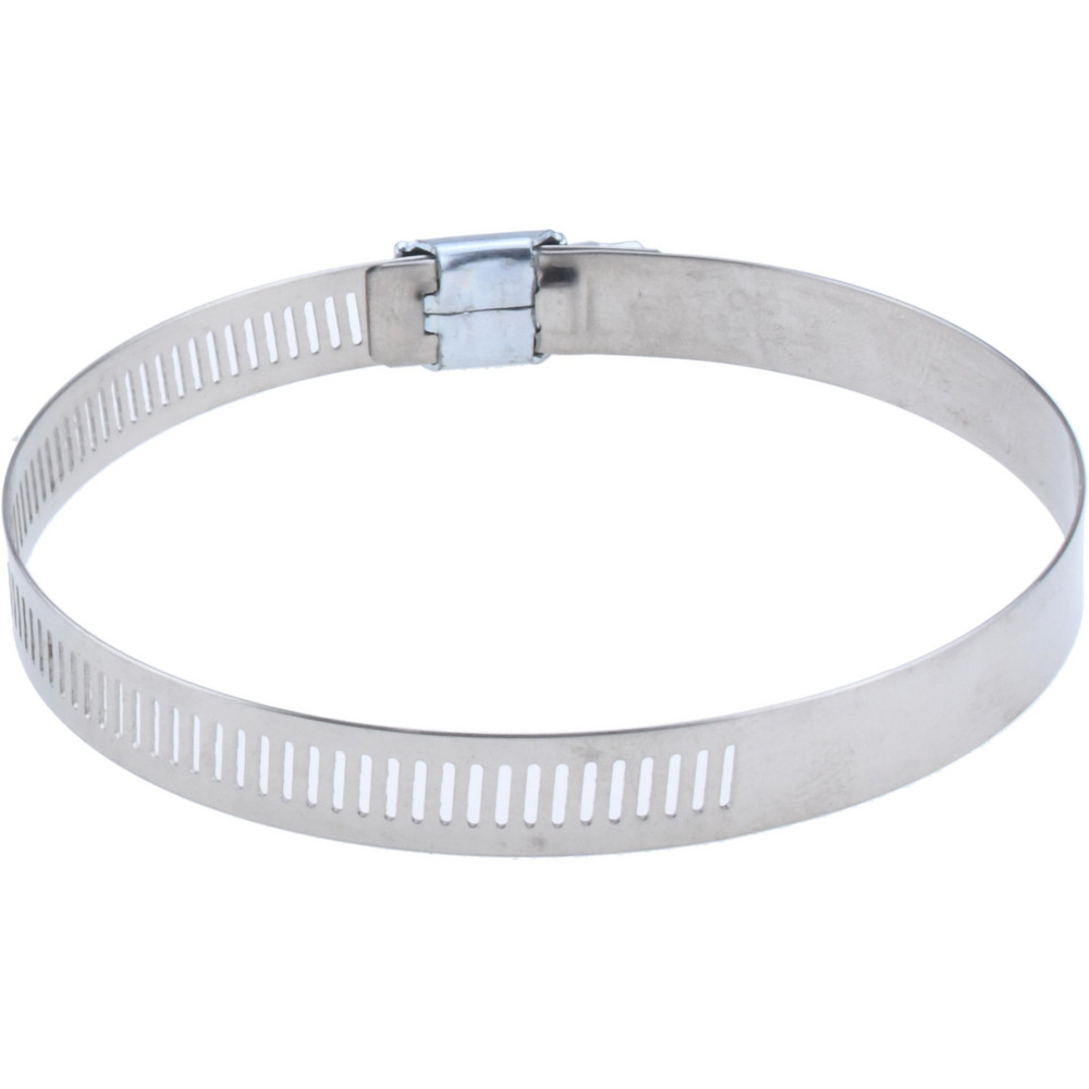 Value Collection Worm Gear Clamp: SAE 60, 3-1/4 to 4-1/4" Dia, Stainless Steel & Carbon Steel Band - MS01B83108B