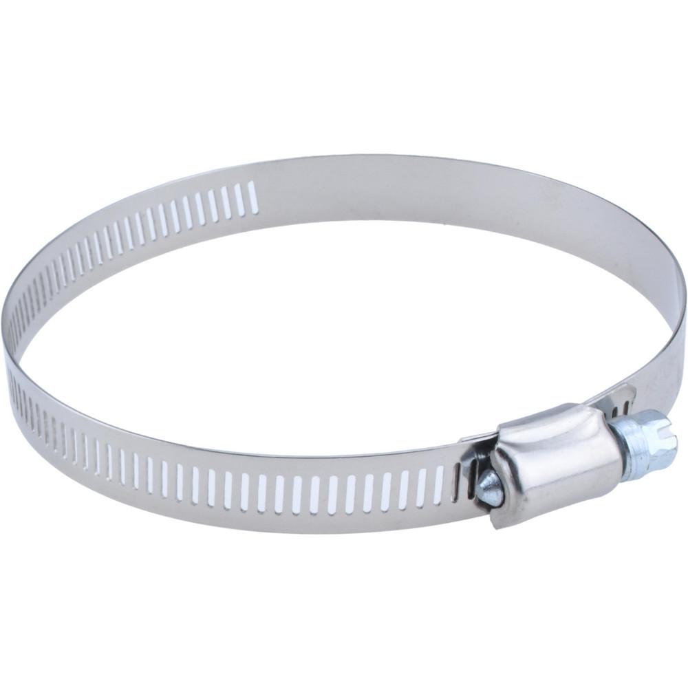 Value Collection Worm Gear Clamp: SAE 60, 3-1/4 to 4-1/4" Dia, Stainless Steel & Carbon Steel Band - MS01B83108B