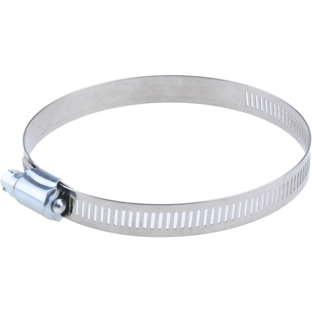 Value Collection Worm Gear Clamp: SAE 60, 3-1/4 to 4-1/4" Dia, Stainless Steel & Carbon Steel Band - MS01B83108B