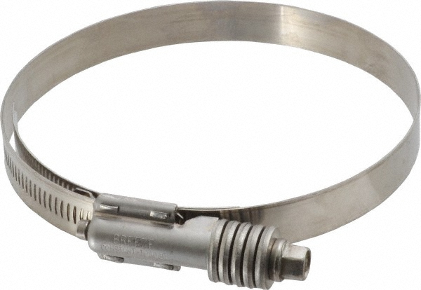 IDEAL TRIDON Worm Gear Clamp: SAE 512, 4-1/4 to 5-1/8" Dia, Stainless Steel Band - 4550051