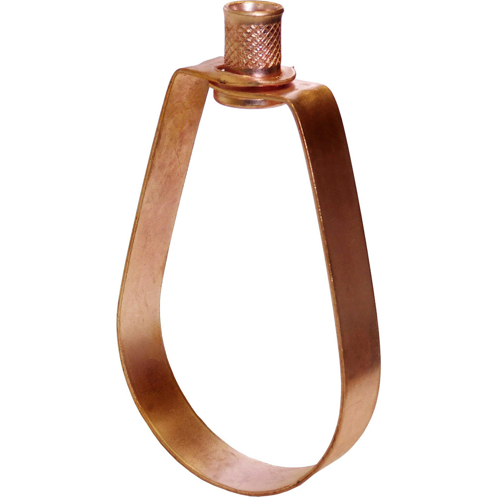 Anvil Adjustable Swivel Ring Hanger: 2-1/2" Pipe, Carbon Steel - 0500406988