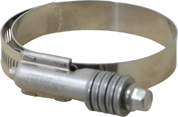 IDEAL TRIDON Worm Gear Clamp: SAE 662, 5-3/4 to 6-5/8" Dia, Stainless Steel Band - 4565051