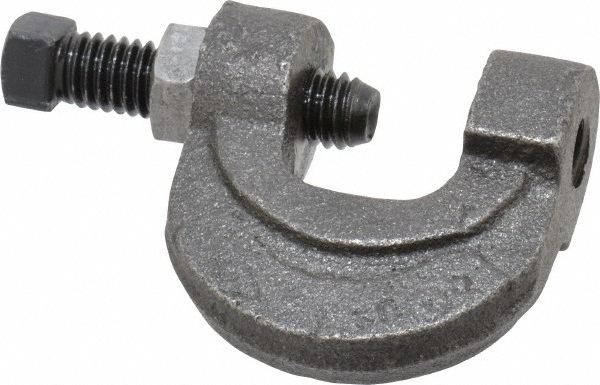 Cooper B-Line Wide & Top Jaw Clamp: 1/8 to 1-1/4" Flange Thickness, 2-3/16" Flange Width, 1/2" Rod - 78101170509