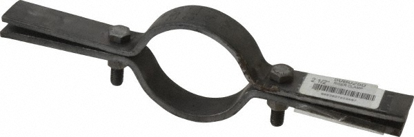 Empire Riser Clamp: 2-1/2" Pipe, 2-7/8" Tube, Carbon Steel, Black, Blue & Silver - 50B0250