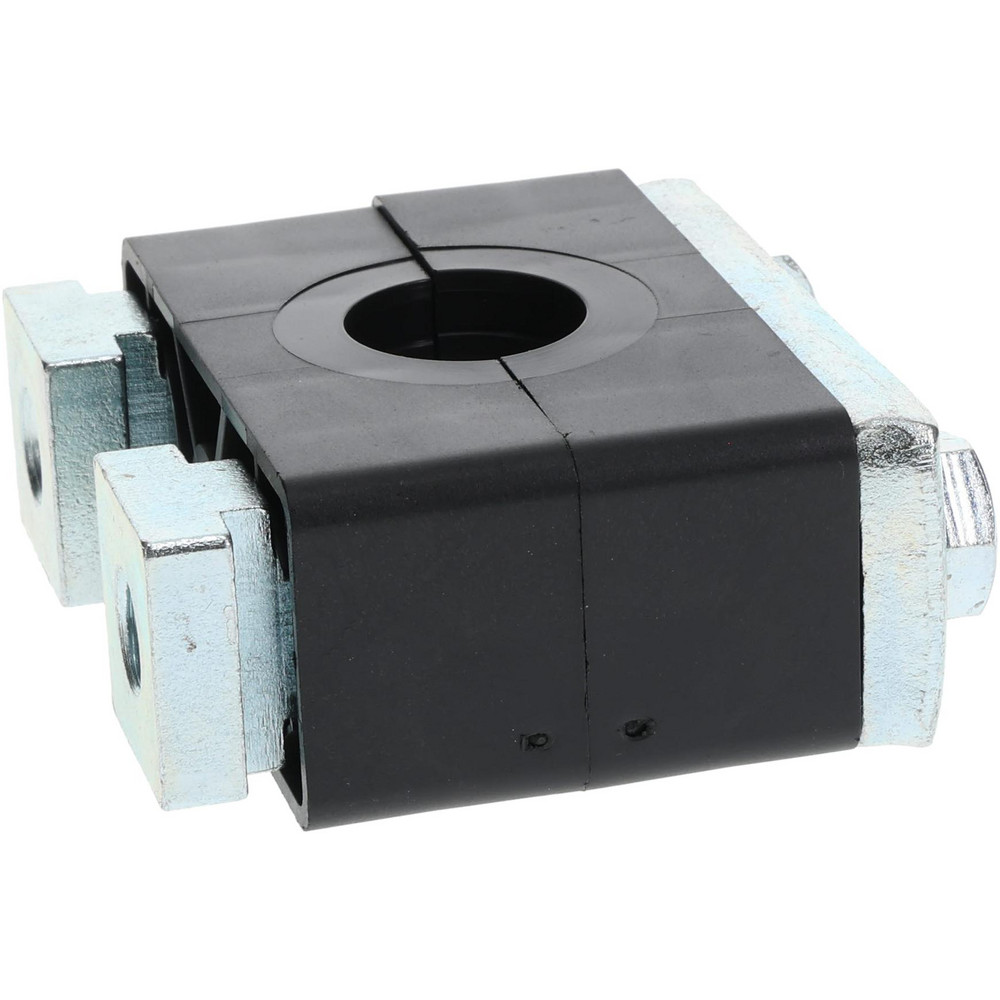 HYDAC 3.94" Wide x 2.99" High x 1.18" Deep, Polypropylene Heavy Duty C-Rail Mount Vibration-Control Clamp - 2209877