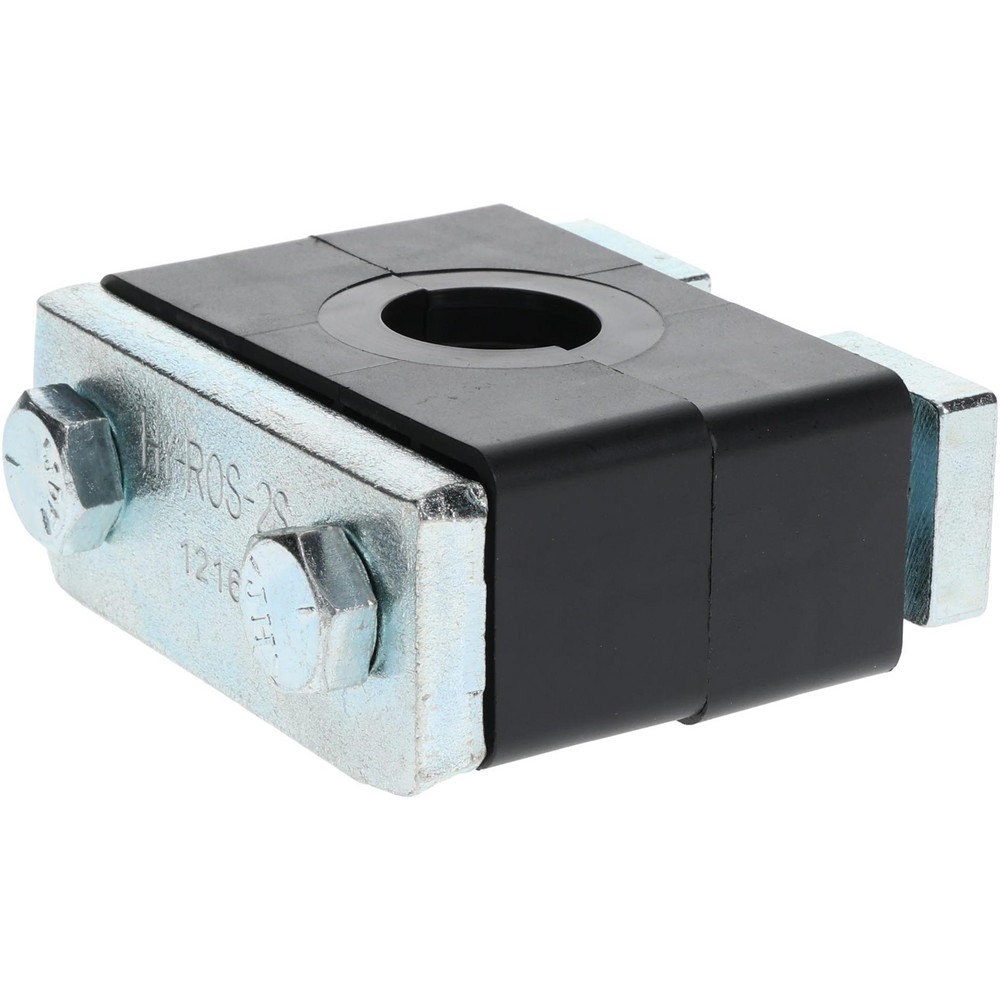 HYDAC 3.94" Wide x 2.99" High x 1.18" Deep, Polypropylene Heavy Duty C-Rail Mount Vibration-Control Clamp - 2209877