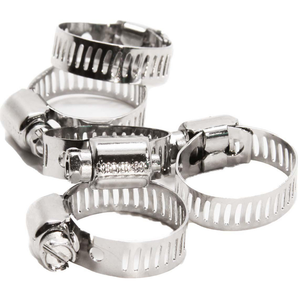 Foreverbolt Worm Gear Clamps; Clamp Type: Miniature Worm Drive; Minimum Dia (mm): 0.781; Minimum Dia (Fractional Inch): 7/16; Minimum Dia (Decimal Inch): 0.7813; Maximum Dia (Decimal Inch): 0.7813; Maximum Dia (mm): 0.78; Maximum Dia (Inch - Fraction - 4 Decimals): 25/32 - FBMHCLP6P5
