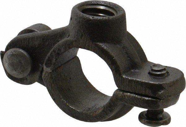 Klo-Shure Clevis Mount Insulation Coupling: 3/8" Pipe, Steel, Trivalent Zinc & Yellow Finish - 706037