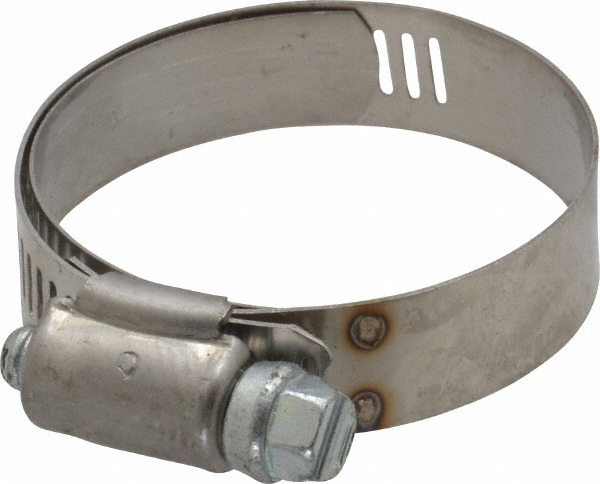 Value Collection Worm Gear Clamp: SAE 152, 2 to 10" Dia, Stainless Steel Band - MS01D51254-THA