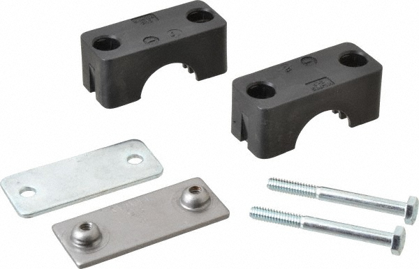 HYDAC Aluminum, Standard Duty Stainless Vibration Control Clamp for 2" Tube - 2209555