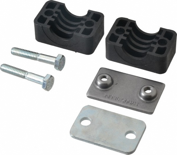HYDAC Aluminum, Standard Duty Stainless Vibration Control Clamp for 2" Tube - 2209555