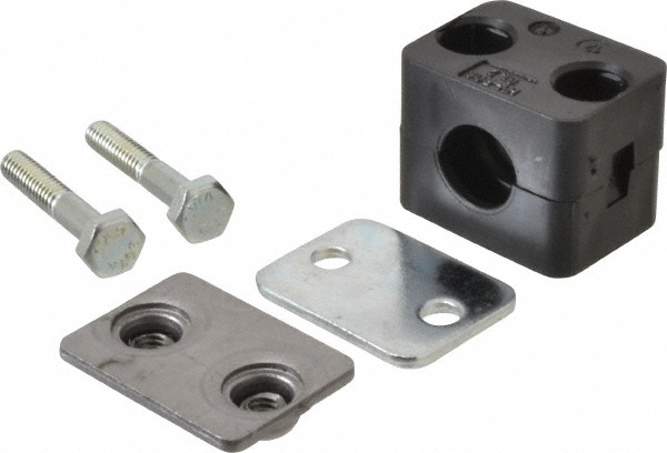 HYDAC Aluminum, Standard Duty Stainless Vibration Control Clamp for 2" Tube - 2209555