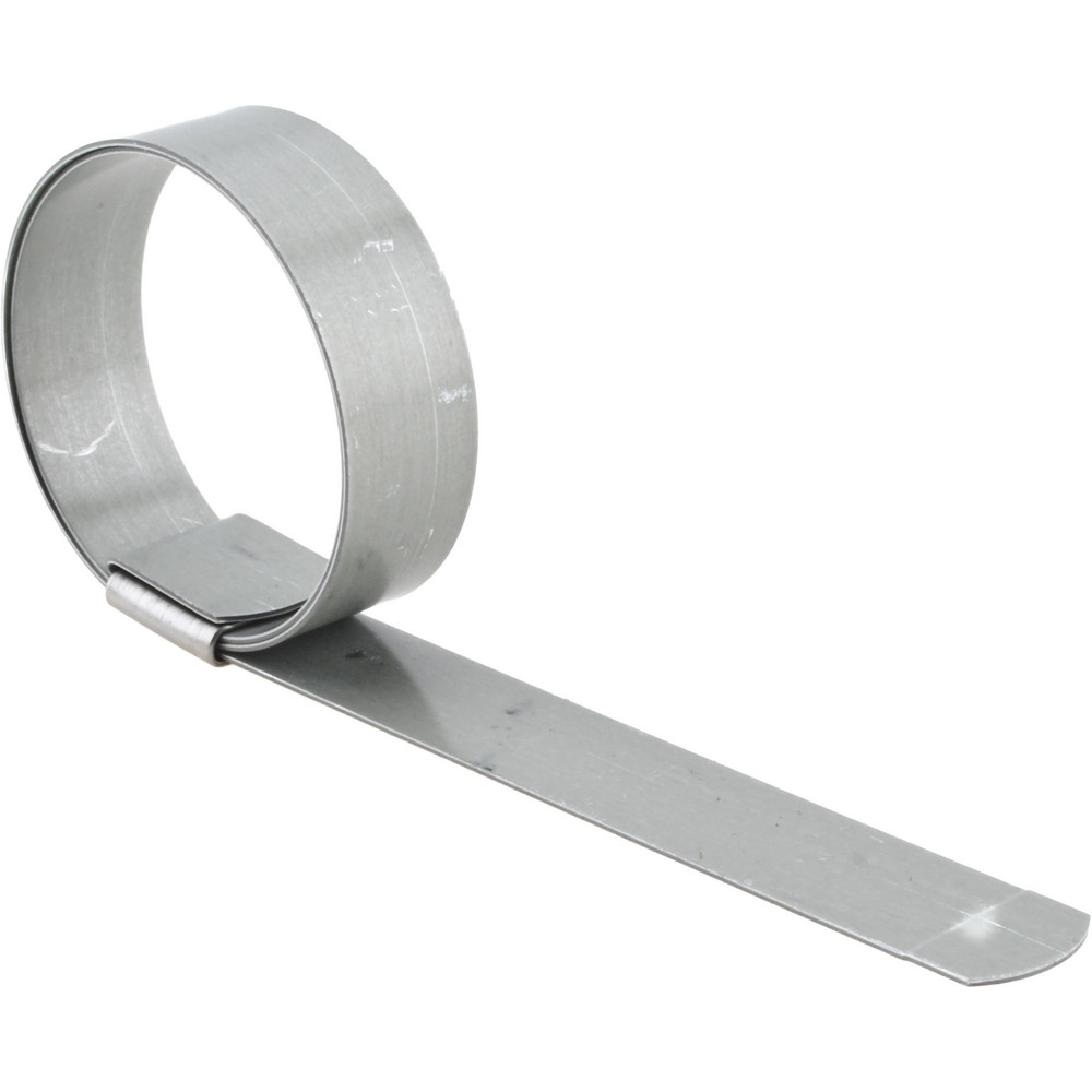 Value Collection Band Clamp: Preformed J-Style Clamp, 3/8" Wide, Galvanized Steel - BD24052