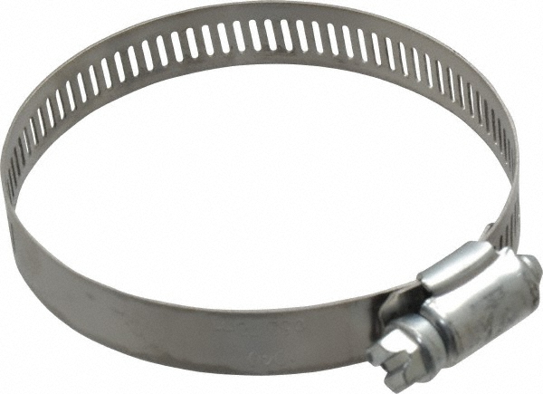 IDEAL TRIDON Worm Gear Clamp: SAE 325, 2-1/2 to 3" Dia, Stainless Steel Band - 382150325051