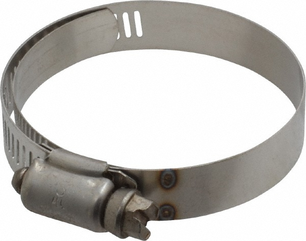 IDEAL TRIDON Worm Gear Clamp: SAE 32, 1-9/16 to 2-1/2" Dia, Stainless Steel Band - M615032706