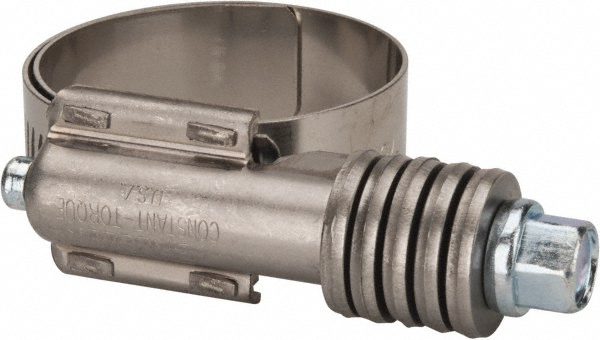 IDEAL TRIDON Worm Gear Clamp: 2-3/4 to 3-5/8" Dia, Stainless Steel Band - 4135051