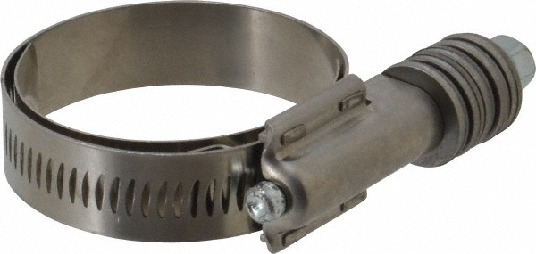 IDEAL TRIDON Worm Gear Clamp: 2-3/4 to 3-5/8" Dia, Stainless Steel Band - 4135051