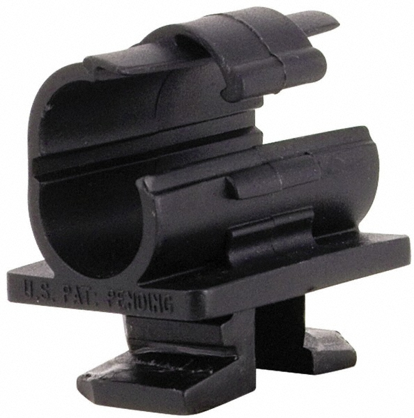 ZSI Cushion Clamp: 1-3/8" Tube, Polyamide, Black - QC22