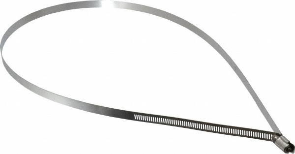 IDEAL TRIDON Worm Gear Clamp: SAE 212, 11-3/4 to 13-3/4" Dia, Stainless Steel Band - M620212106