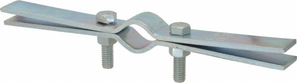 Anvil Medium Pipe Clamp: 1-1/4" Pipe, Carbon Steel, Black - 0500093547