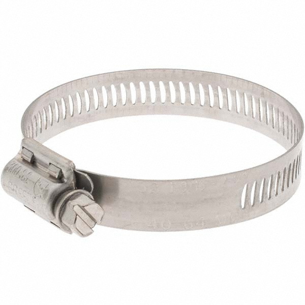 Precision Brand Worm Gear Clamps: Clamp Type: Worm Drive; Minimum Diameter (Fractional Inch): 1-9/16; Minimum Diameter (Decimal Inch): 1.5625 - 47817