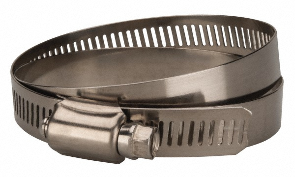 Value Collection Worm Gear Clamp: 2-1/16 to 6" Dia, Stainless Steel Band - BD24087