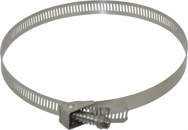 Value Collection Worm Gear Clamp: 2-1/16 to 6" Dia, Stainless Steel Band - BD24087