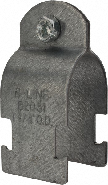 Cooper B-Line 1-1/4" Pipe, 14 Gauge, Grade ASTM A1011," Pipe or Conduit Clamp - 78101161385