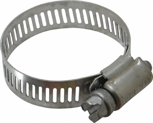 Hi-Tech Duravent Band Clamp: Hose, 10-5/8" Max Dia, 1/2" Wide, 0.02" Thick, Stainless Steel - 062710000003