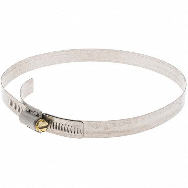 Value Collection Worm Gear Clamp: SAE 104, 5 to 7" Dia, Stainless Steel & Carbon Steel Band - MS01B127168