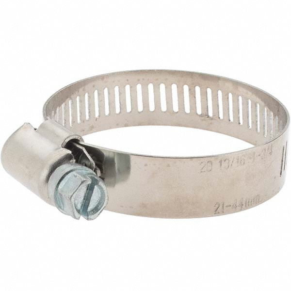 Value Collection Worm Gear Clamp: 1-3/4 to 7" Dia, Stainless Steel Band - BD24088