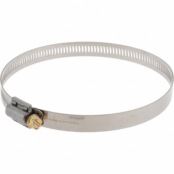 IDEAL TRIDON Worm Gear Clamp: SAE 72, 4-1/16 to 5" Dia, Stainless Steel Band - M615072706